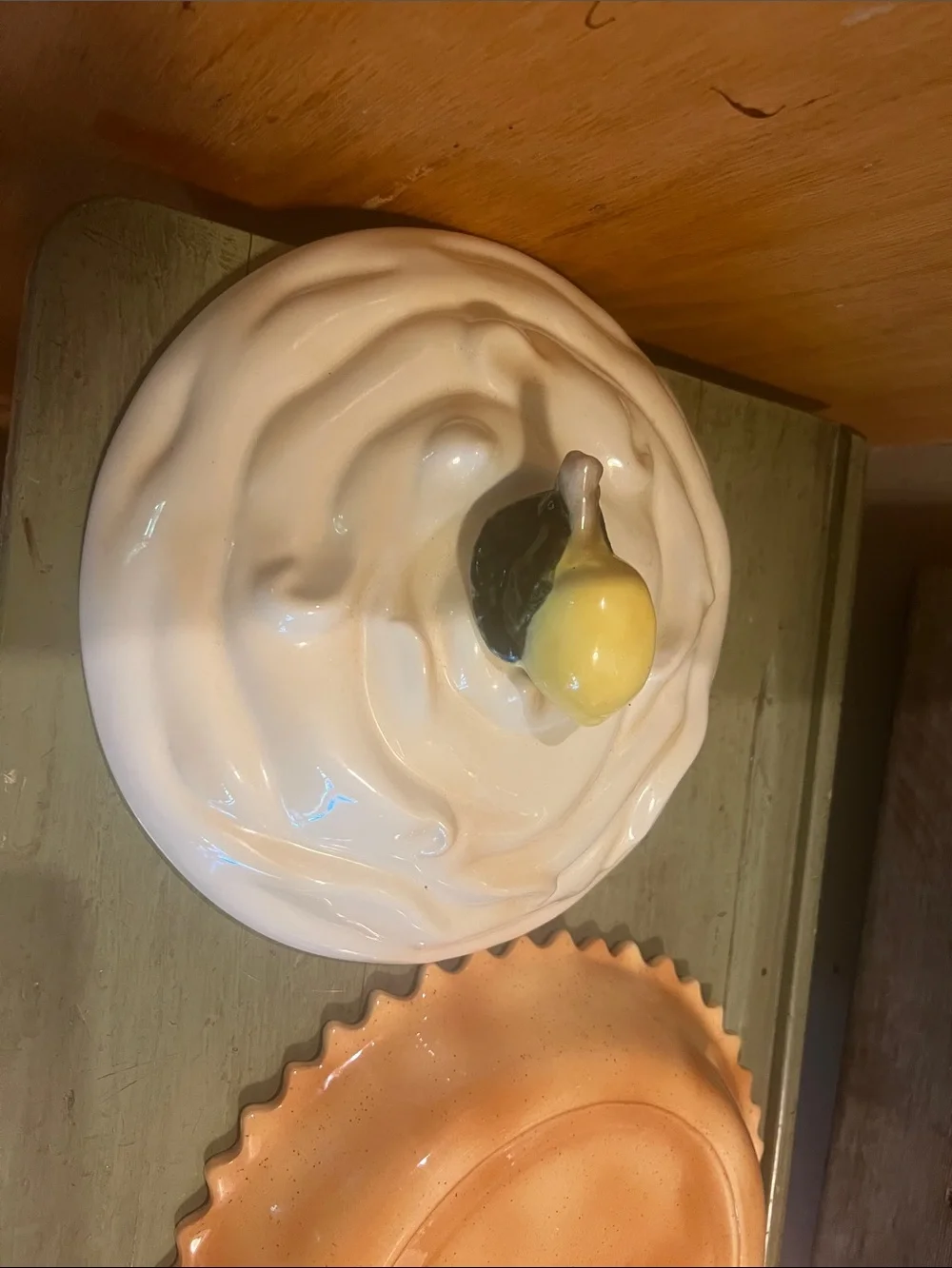 ceramic pie server with lemon lid vintage pie plate ceramic
